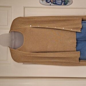 " LAUREN by RALPH LAUREN" SZ L. 2-piece,sleeveless sweater and cardigan top.